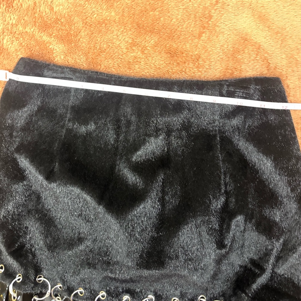 Rehab Luxe Black Faux Fur Jacket - Picture 8 of 8